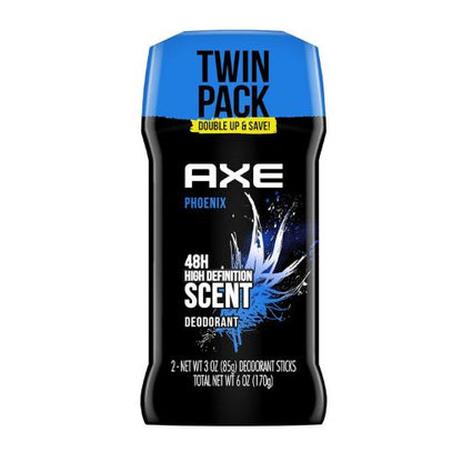 AXE Deodorant Stick for Men Phoenix 3 oz Twin Pack