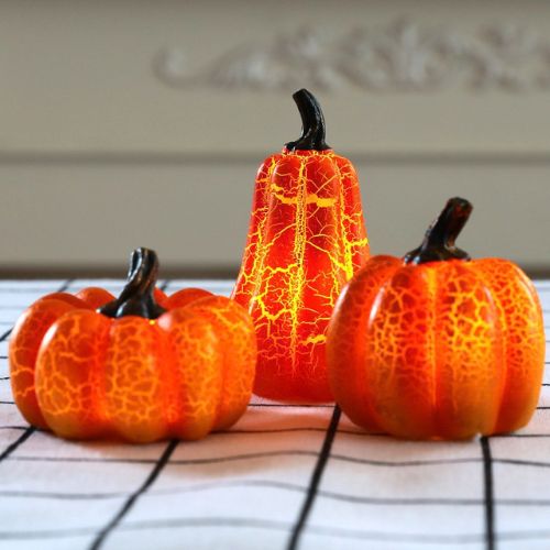 New Halloween  Pumpkin LED Candle Lamp
