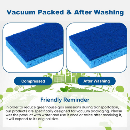 HOMEXCEL Kitchen Sponges – 24 Pack.