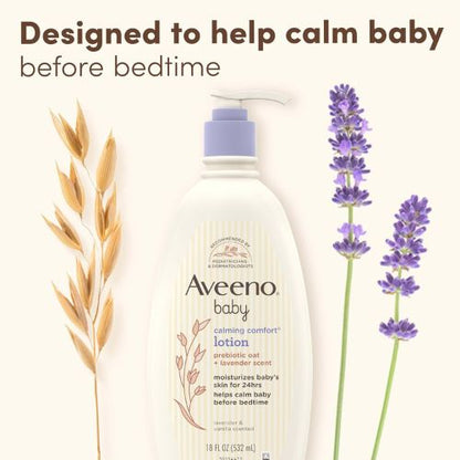 Aveeno Baby Calming Comfort Moisturizing Body Lotion, 18 fl. oz