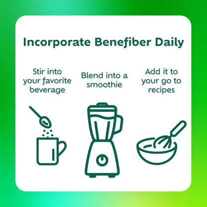 Benefiber Prebiotic Fiber Supplement Powder, Unflavored, 28 Stick Packs