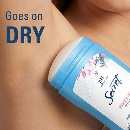 Secret Antiperspirant and Deodorant for Women, 24hr Sweat & Odor Protection