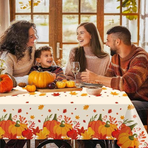 3 Pack Thanksgiving Disposable Tablecloths