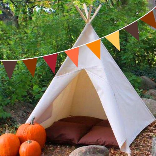 32Ft Fall Banner Decorations Triangle Flag