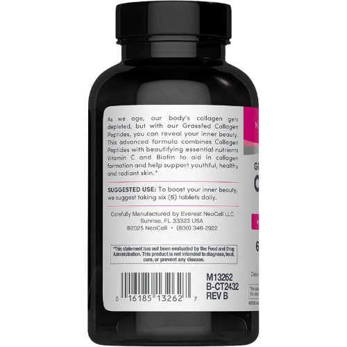 NeoCell Collagen Peptides Pills | 270 Caplets | with Vitamin C and Biotin