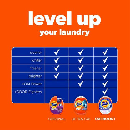 Tide PODS laundry detergent pacs, 3-in-1 Stain Remover