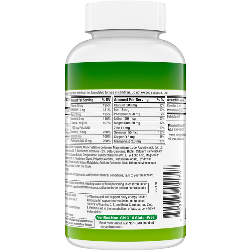 Centrum Multivitamin for Adults 18 and Over, 200 Tablets