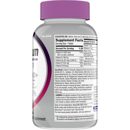 Centrum Silver Women's Multivitamin for Women 50 and Over, 200 Tablets