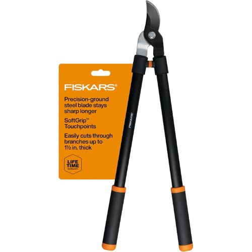 Fiskars 28” Garden Bypass Loppers, Tree Trimmer with 1.5" Cut Capacity