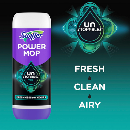 Swiffer Power Mop Floor Cleaning Solution  25.3 fl oz , 2-Pack