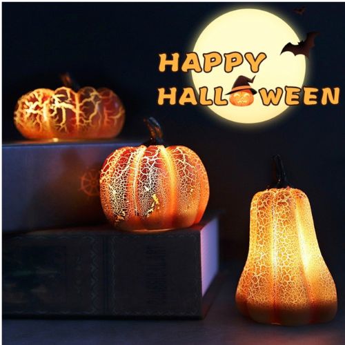 New Halloween  Pumpkin LED Candle Lamp