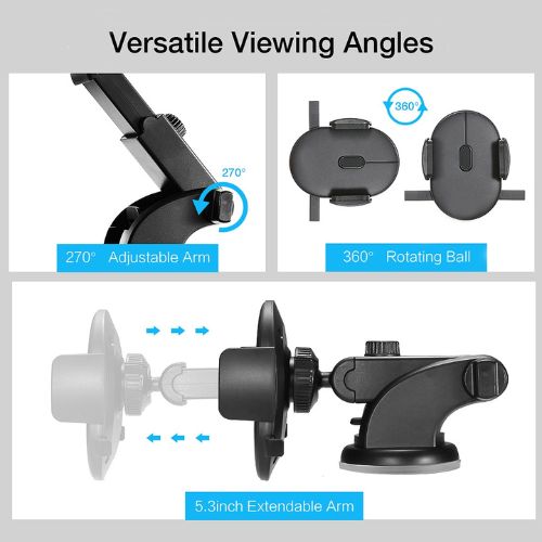 Car Phone Holder Long Rod Telescopic