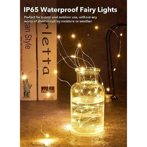 12 Pack 7ft Battery Operated LED Fairy Lights for Xmas Decoration