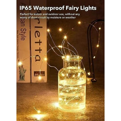 12 Pack 7ft Battery Operated LED Fairy Lights for Xmas Decoration