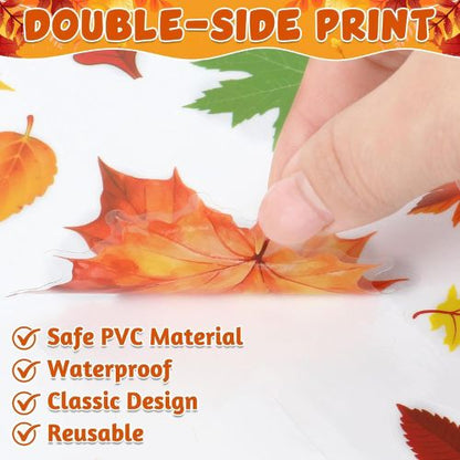 9 Sheets Fall Decorations, 274 PCS Fall Window