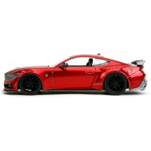 Big Time Muscle 1:24 2024 Ford Mustang GT Dark Horse Die-Cast Car – Candy Red