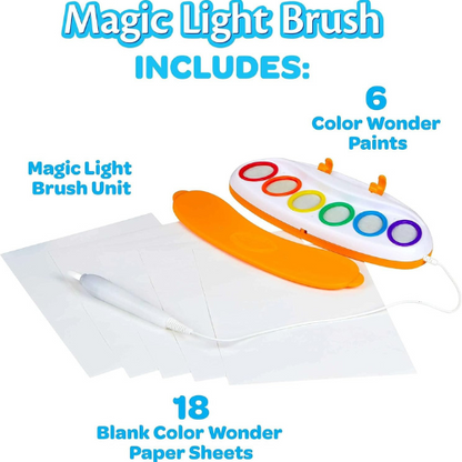 Crayola Color Wonder Magic Light Brush Mess Free Painting Kit