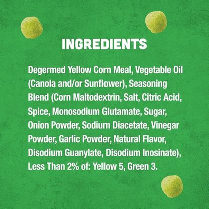 Vlasic Pickle Balls – Dill Flavored Corn Puffs, 2 oz Bag