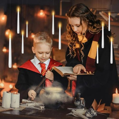 kakoya Flameless Floating Candles with Wand，20 Pcs Magic