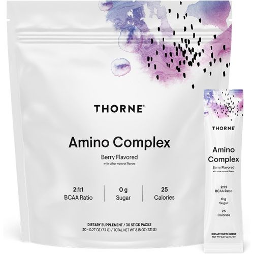 THORNE Amino Complex, Clinically Validated EAA & BCAA Powder, 30 Servings