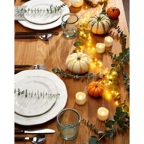 Homemory 24Pcs Flickering Flameless Candle Battery