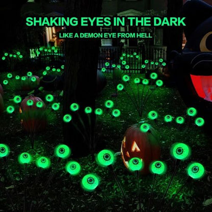 Halloween Decorations Outdoor Solar Scary Eyeball Lights