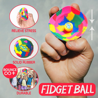 Jumping Bounce Popper Toy – 4 Pack Fidget Game for Kids & Adults,