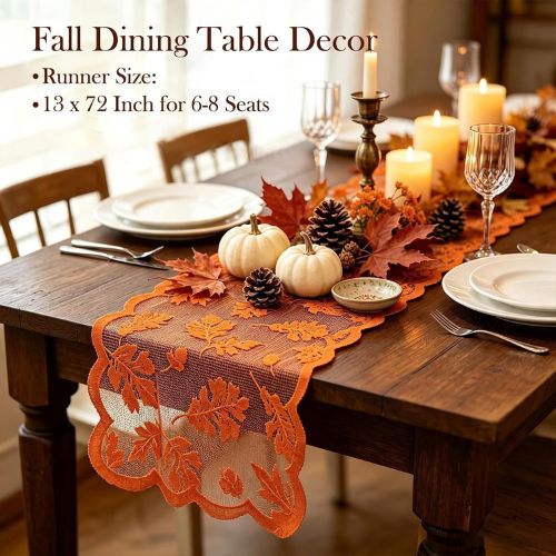 Fall Table Runner Fall Decorations for Home