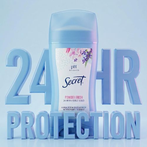 ecret Anti-Perspirant Deodorant Invisible Solid Powder Fresh Twin Pack 5.20 oz