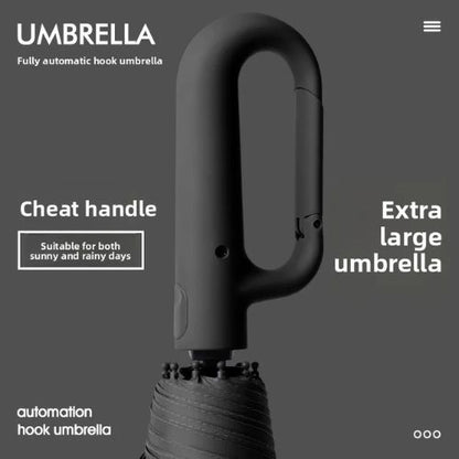 Ring-Buckle Automatic Windproof Sun Rain Umbrella