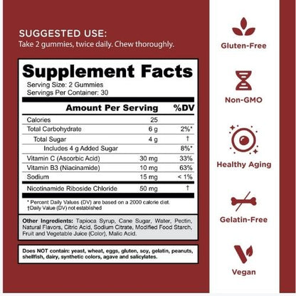 Goli World’s First Renew NAD+, 60 Count – Nicotinamide Riboside