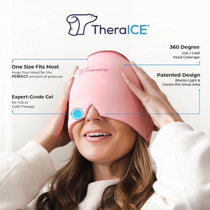 TheraICE Headache Relief Cap Cooling Gel Mask for Migraines