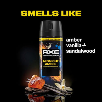 AXE Fine Fragrance Collection Body Spray Midnight Amber Freshness 2.9 oz