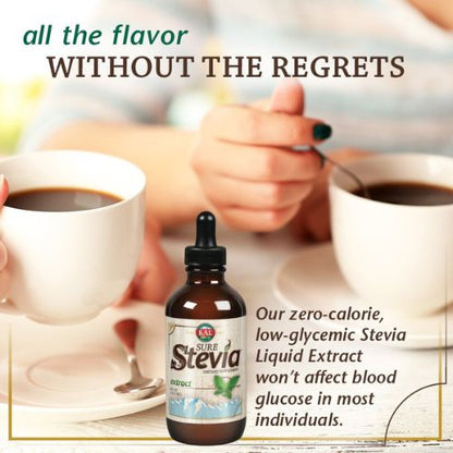 KAL Sure Stevia Extract Zero Calorie Sweetener, Low Carb