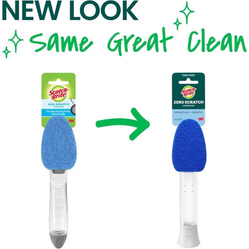 Scotch-Brite Non-Scratch Dishwand Kit, 1 Wand & 7 Refill Pads