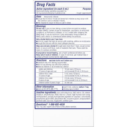 Delsym 12 Hour Cough Medicine for Adults, Powerful Relief for 12 Hours