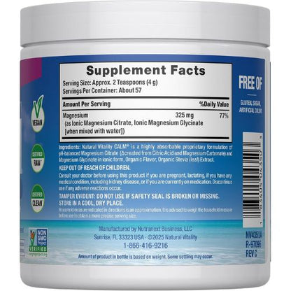 Natural Vitality Calm Magnesium Powder