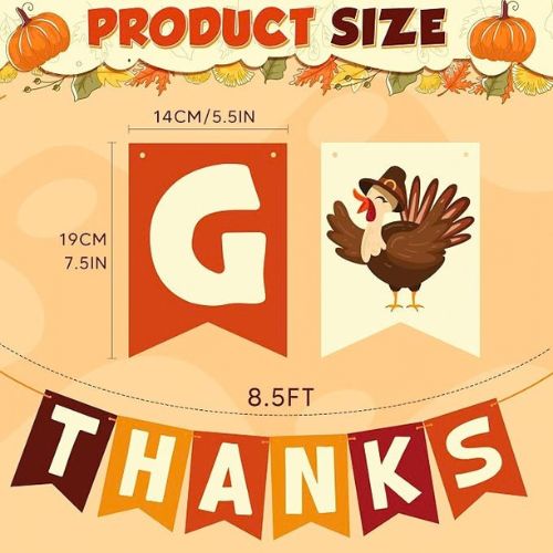 Thanksgiving Decorations - GIVE THANKS Banner