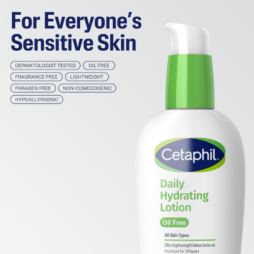 Cetaphil Daily Hydrating Face Lotion, Hyaluronic Acid, 3oz
