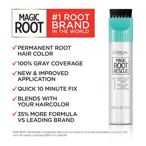 L'Oreal Paris Magic Root Permanent Hair Color Kit 9 Light Blonde (2 Count)