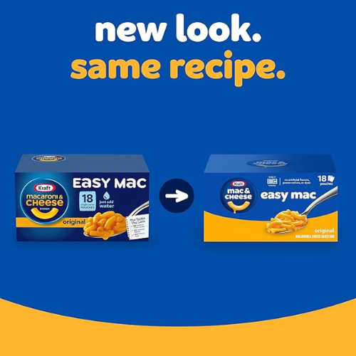 Kraft Easy Mac Original – 18 Microwavable Packets