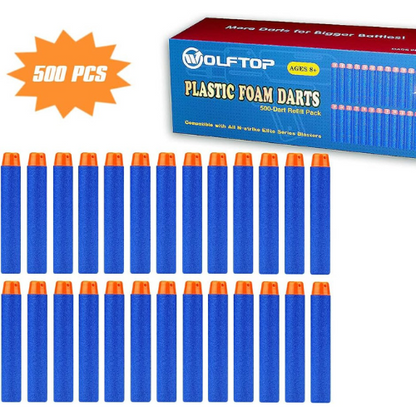 500-Pack Foam Dart Refills for Nerf N-Strike Elite Blasters
