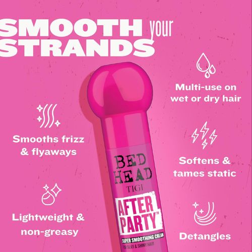 TIGI Bed Head After Party Super Smoothing Cream – Anti Frizz Hair Styling
