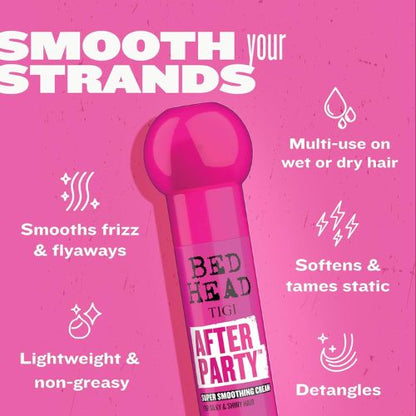 TIGI Bed Head After Party Super Smoothing Cream – Anti Frizz Hair Styling