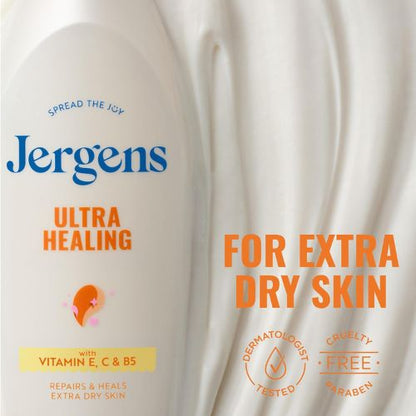 Jergens Ultra Healing Body Lotion, Moisturizer for Dry Skin, 32 fl oz