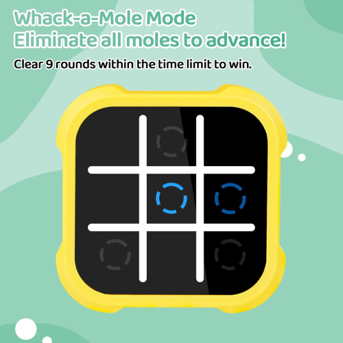 Electronic Tic Tac Toe 3 in 1 Handheld Game Portable Educational Puzzle