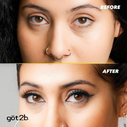 got2b Glued Brow Gel & Edge Control, Strong Hold, Clear, 0.54 Fl Oz