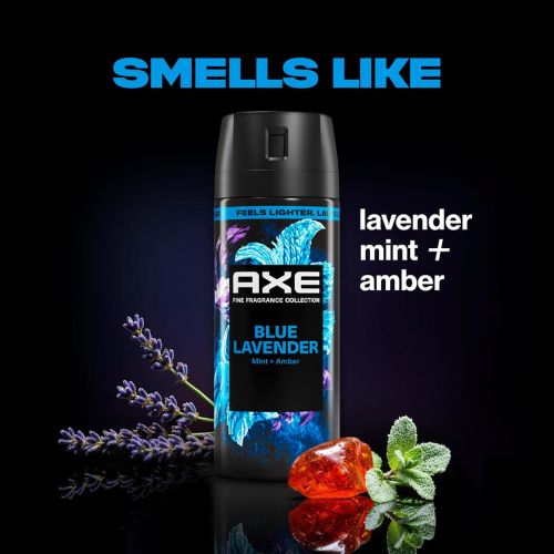 AXE Fine Fragrance Collection Body Spray Blue Lavender Freshness 2.9 oz