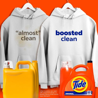 Tide Liquid Laundry Detergent, Original Scent, 125 fl oz