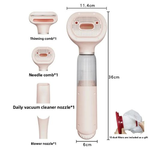 Pet Hair Vacuum Cleaner and Groomer